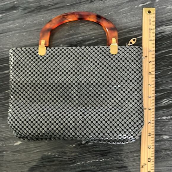 Vintage Y2K Grey Metal Mesh Purse Bag - Picture 10 of 10